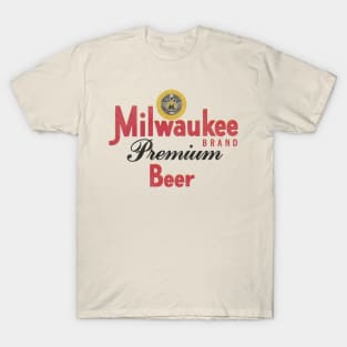 Milwaukee Premium Beer Retro Defunct Wisconsin Breweriana T-Shirt